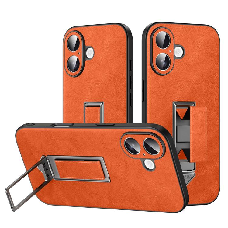 Capa de Telefone SULADA em Pele Falsa com Suporte Metálico Oculto e Pulseira, Para iPhone 17 Pro Max, Para iPhone 17 Pro, Para iPhone 17, Para iPhone 16 Pro Max, Para iPhone 16 Pro, Para iPhone 16