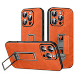 Capa de Telefone SULADA em Pele Falsa com Suporte Metálico Oculto e Pulseira, Para iPhone 17 Pro Max, Para iPhone 17 Pro, Para iPhone 17, Para iPhone 16 Pro Max, Para iPhone 16 Pro, Para iPhone 16