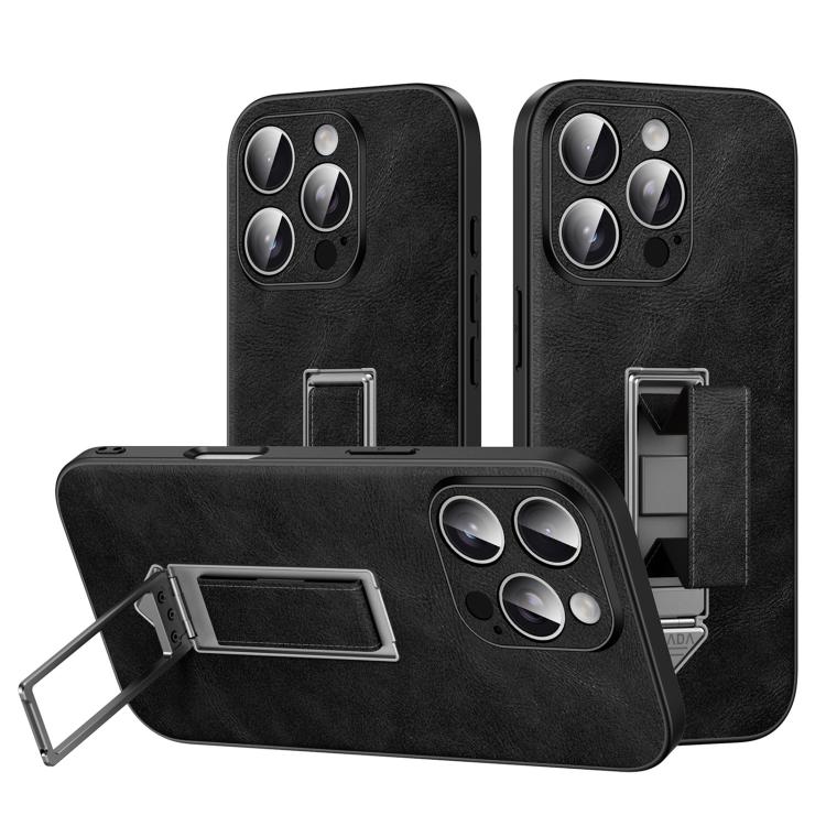 Capa de Telefone SULADA em Pele Falsa com Suporte Metálico Oculto e Pulseira, Para iPhone 17 Pro Max, Para iPhone 17 Pro, Para iPhone 17, Para iPhone 16 Pro Max, Para iPhone 16 Pro, Para iPhone 16