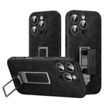 Capa de Telefone SULADA em Pele Falsa com Suporte Metálico Oculto e Pulseira, Para iPhone 17 Pro Max, Para iPhone 17 Pro, Para iPhone 17, Para iPhone 16 Pro Max, Para iPhone 16 Pro, Para iPhone 16