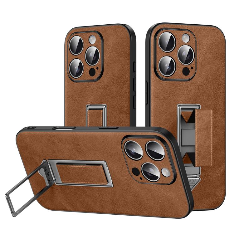 Capa de Telefone SULADA em Pele Falsa com Suporte Metálico Oculto e Pulseira, Para iPhone 17 Pro Max, Para iPhone 17 Pro, Para iPhone 17, Para iPhone 16 Pro Max, Para iPhone 16 Pro, Para iPhone 16