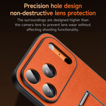 Capa de Telefone SULADA em Pele Falsa com Suporte Metálico Oculto e Pulseira, Para iPhone 17 Pro Max, Para iPhone 17 Pro, Para iPhone 17, Para iPhone 16 Pro Max, Para iPhone 16 Pro, Para iPhone 16
