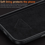Capa de Telefone SULADA em Pele Falsa com Suporte Metálico Oculto e Pulseira, Para iPhone 17 Pro Max, Para iPhone 17 Pro, Para iPhone 17, Para iPhone 16 Pro Max, Para iPhone 16 Pro, Para iPhone 16
