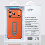 Capa de Telefone SULADA em Pele Falsa com Suporte Metálico Oculto e Pulseira, Para iPhone 17 Pro Max, Para iPhone 17 Pro, Para iPhone 17, Para iPhone 16 Pro Max, Para iPhone 16 Pro, Para iPhone 16