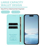 Capa de Telefone em Pele Vegana Magnética com RFID e Relevo de Gatos Fofos, Para iPhone 17e / 16e, Para iPhone 17 Pro Max, Para iPhone 17 Pro, Para iPhone 17