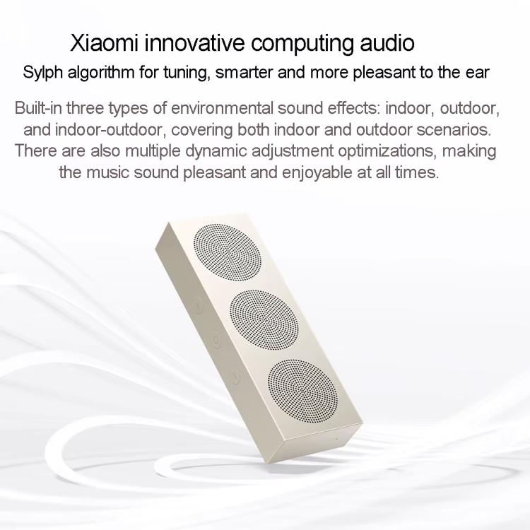 Coluna Bluetooth portátil original Xiaomi IP66 à prova de água para secretária