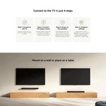Original Xiaomi Soundbar 2.0 para TV e PC com suporte para ligação NFC, ficha US