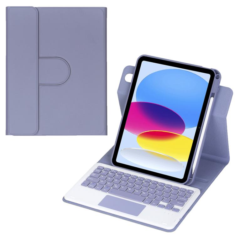 Capa de Couro para Tablet com Teclado Bluetooth Rotativo 360 graus e Touchpad, Para iPad Pro 11 2025 / 2024, Para iPad 2025 / 2022, Para iPad Air 11 2025 / iPad Pro 11 2022, Para iPad 10.2 2021 / 2019 / iPad Air 3