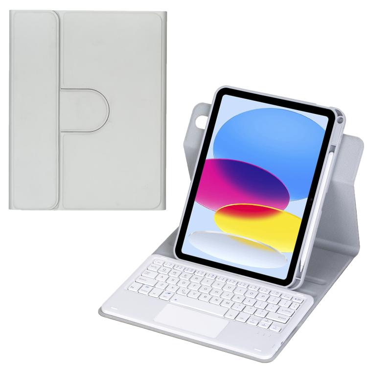 Capa de Couro para Tablet com Teclado Bluetooth Rotativo 360 graus e Touchpad, Para iPad Pro 11 2025 / 2024, Para iPad 2025 / 2022, Para iPad Air 11 2025 / iPad Pro 11 2022, Para iPad 10.2 2021 / 2019 / iPad Air 3