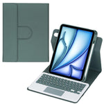 Capa de Couro para Tablet com Teclado Bluetooth Rotativo 360 graus e Touchpad, Para iPad Pro 11 2025 / 2024, Para iPad 2025 / 2022, Para iPad Air 11 2025 / iPad Pro 11 2022, Para iPad 10.2 2021 / 2019 / iPad Air 3