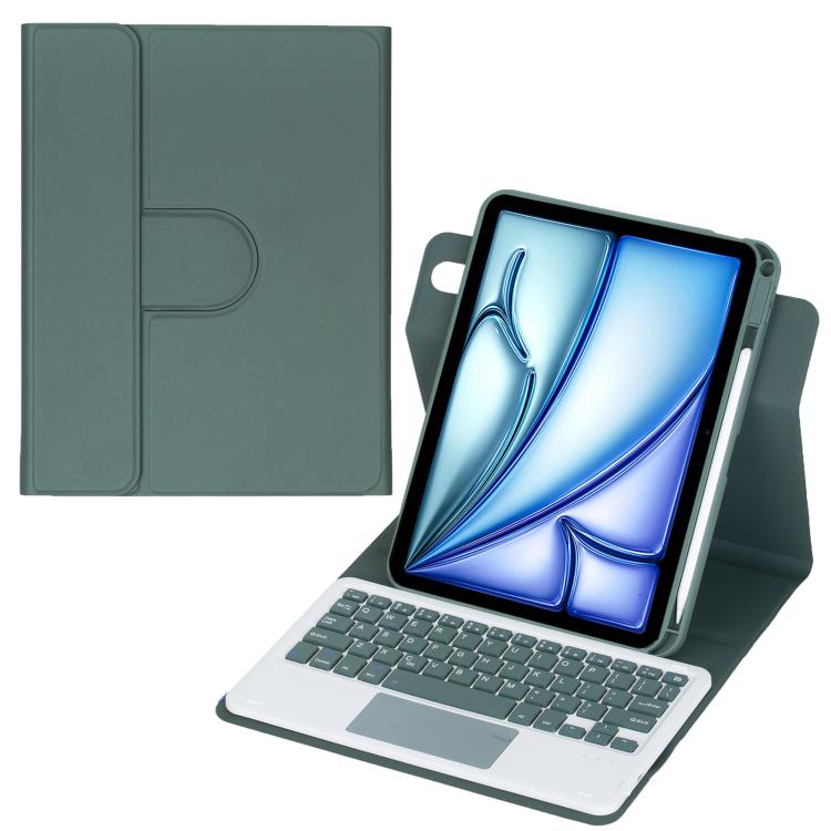 Capa de Couro para Tablet com Teclado Bluetooth Rotativo 360 graus e Touchpad, Para iPad Pro 11 2025 / 2024, Para iPad 2025 / 2022, Para iPad Air 11 2025 / iPad Pro 11 2022, Para iPad 10.2 2021 / 2019 / iPad Air 3