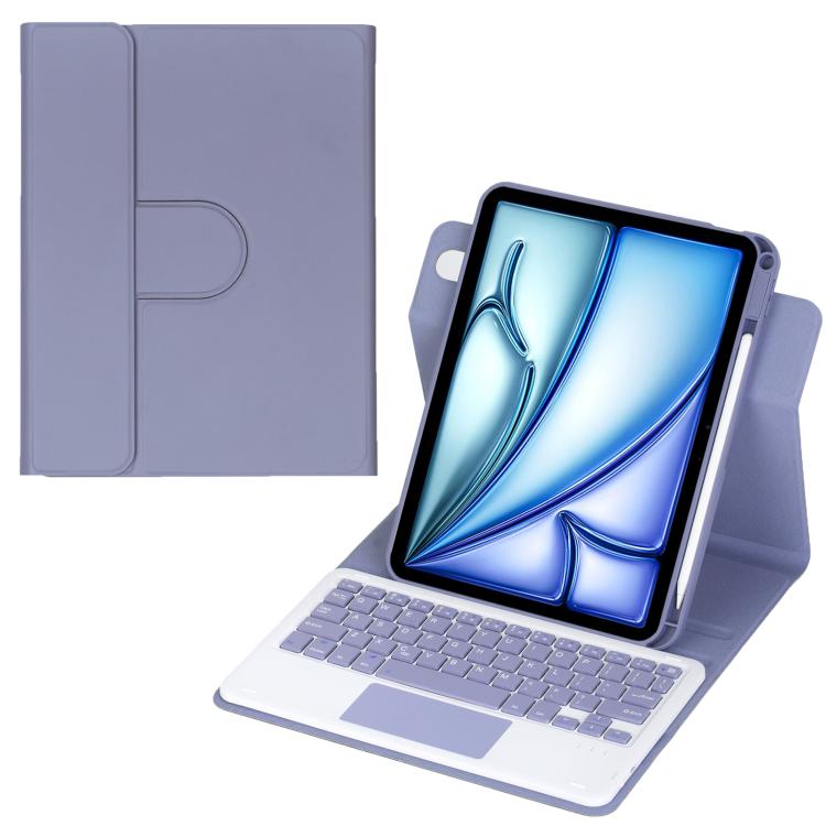 Capa de Couro para Tablet com Teclado Bluetooth Rotativo 360 graus e Touchpad, Para iPad Pro 11 2025 / 2024, Para iPad 2025 / 2022, Para iPad Air 11 2025 / iPad Pro 11 2022, Para iPad 10.2 2021 / 2019 / iPad Air 3