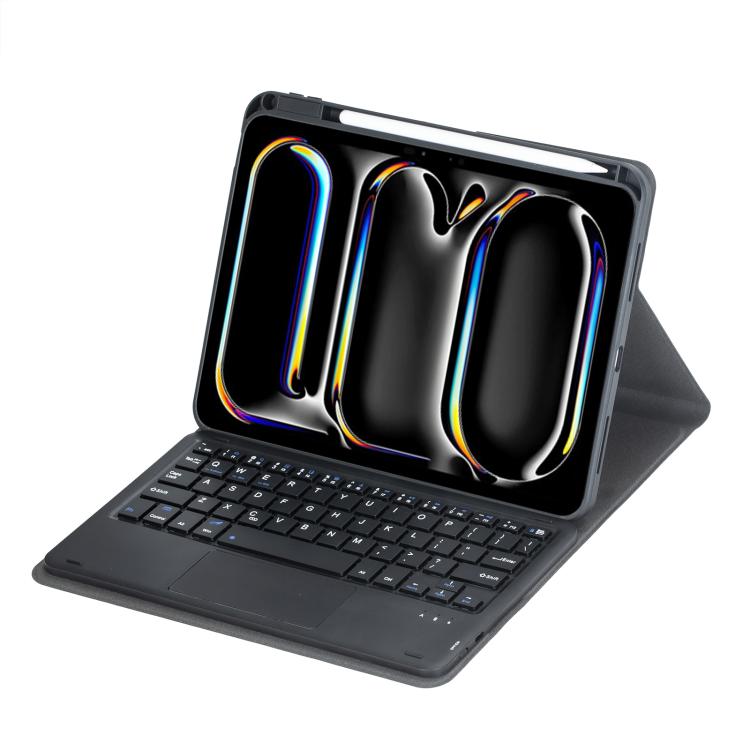 Capa de Couro para Tablet com Teclado Bluetooth Rotativo 360 graus e Touchpad, Para iPad Pro 11 2025 / 2024, Para iPad 2025 / 2022, Para iPad Air 11 2025 / iPad Pro 11 2022, Para iPad 10.2 2021 / 2019 / iPad Air 3