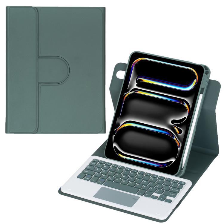 Capa de Couro para Tablet com Teclado Bluetooth Rotativo 360 graus e Touchpad, Para iPad Pro 11 2025 / 2024, Para iPad 2025 / 2022, Para iPad Air 11 2025 / iPad Pro 11 2022, Para iPad 10.2 2021 / 2019 / iPad Air 3