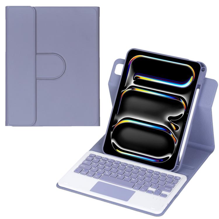 Capa de Couro para Tablet com Teclado Bluetooth Rotativo 360 graus e Touchpad, Para iPad Pro 11 2025 / 2024, Para iPad 2025 / 2022, Para iPad Air 11 2025 / iPad Pro 11 2022, Para iPad 10.2 2021 / 2019 / iPad Air 3