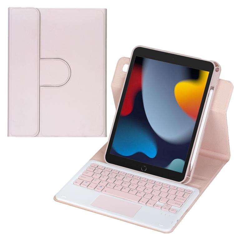Capa de Couro para Tablet com Teclado Bluetooth Rotativo 360 graus e Touchpad, Para iPad Pro 11 2025 / 2024, Para iPad 2025 / 2022, Para iPad Air 11 2025 / iPad Pro 11 2022, Para iPad 10.2 2021 / 2019 / iPad Air 3