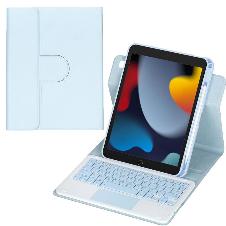 Capa de Couro para Tablet com Teclado Bluetooth Rotativo 360 graus e Touchpad, Para iPad Pro 11 2025 / 2024, Para iPad 2025 / 2022, Para iPad Air 11 2025 / iPad Pro 11 2022, Para iPad 10.2 2021 / 2019 / iPad Air 3