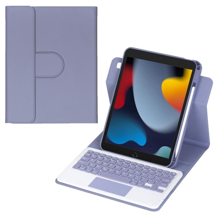 Capa de Couro para Tablet com Teclado Bluetooth Rotativo 360 graus e Touchpad, Para iPad Pro 11 2025 / 2024, Para iPad 2025 / 2022, Para iPad Air 11 2025 / iPad Pro 11 2022, Para iPad 10.2 2021 / 2019 / iPad Air 3