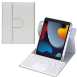 Capa de Couro para Tablet com Teclado Bluetooth Rotativo 360 graus e Touchpad, Para iPad Pro 11 2025 / 2024, Para iPad 2025 / 2022, Para iPad Air 11 2025 / iPad Pro 11 2022, Para iPad 10.2 2021 / 2019 / iPad Air 3