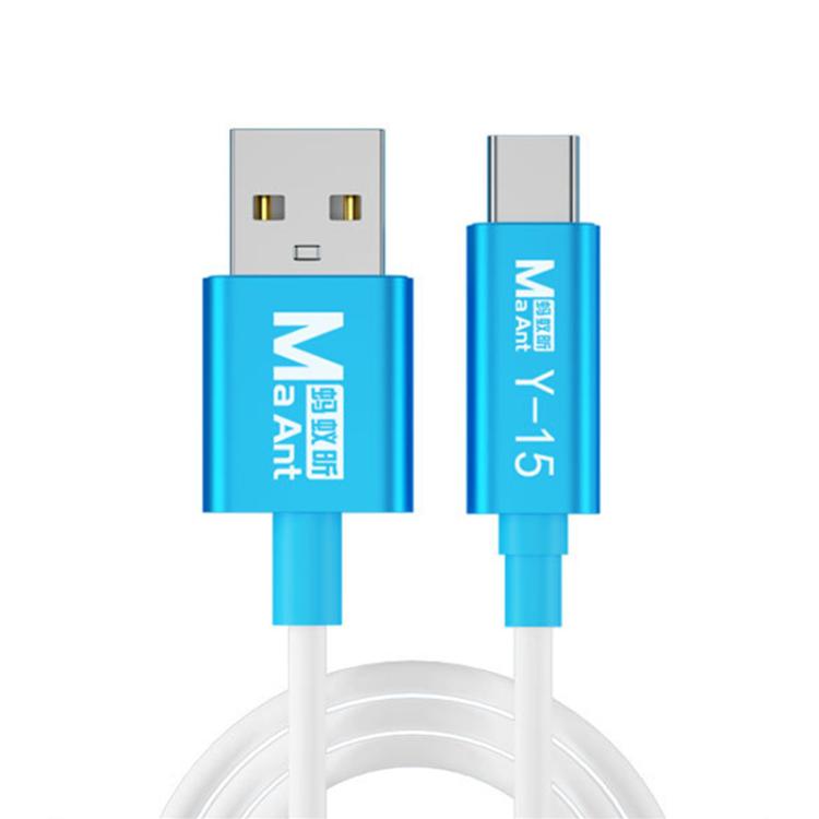 Cabo de carregamento e transmissão de dados USB para Type-C MaAnt Y-15 para iPhone / iPad, MaAnt Y-15
