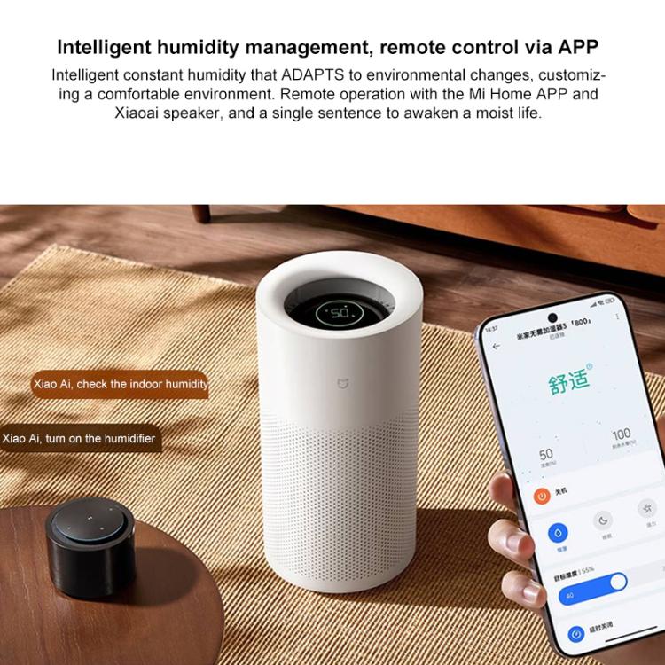 Humidificador Xiaomi Mijia 6L sem névoa 3, humidificador 6L sem névoa 3