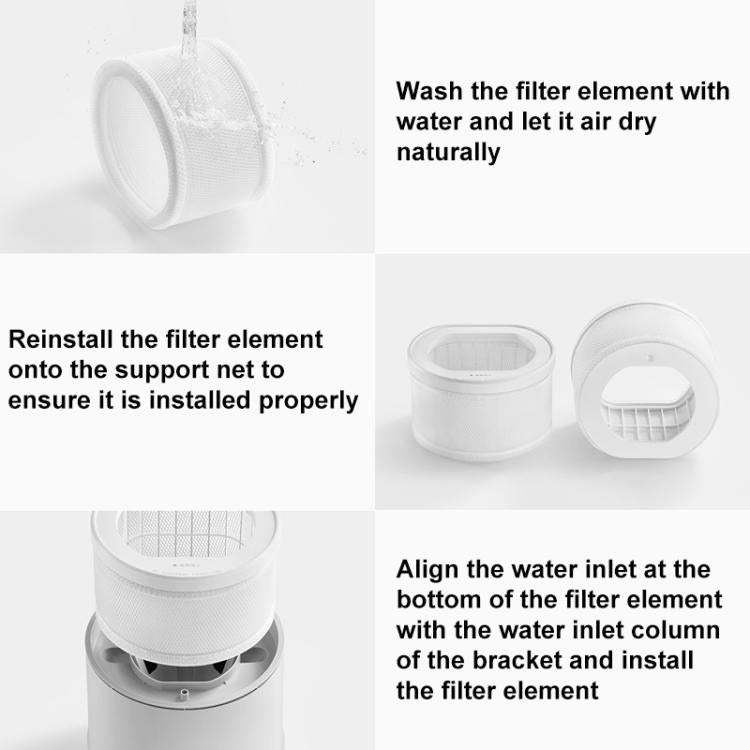 Filtro para humidificador Xiaomi Mijia 6L sem névoa 3, filtro para humidificador 6L sem névoa 3