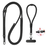 XDcase Cordão Anti-perda Destacável 3 em 1 para Telefone, Correia Cruzada / Pescoço / Pulso com Aba