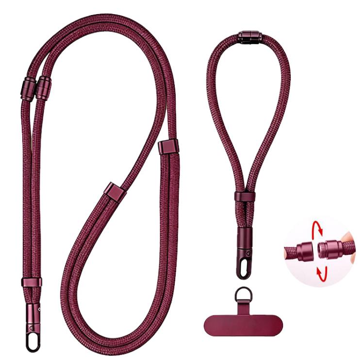 XDcase Cordão Anti-perda Destacável 3 em 1 para Telefone, Correia Cruzada / Pescoço / Pulso com Aba