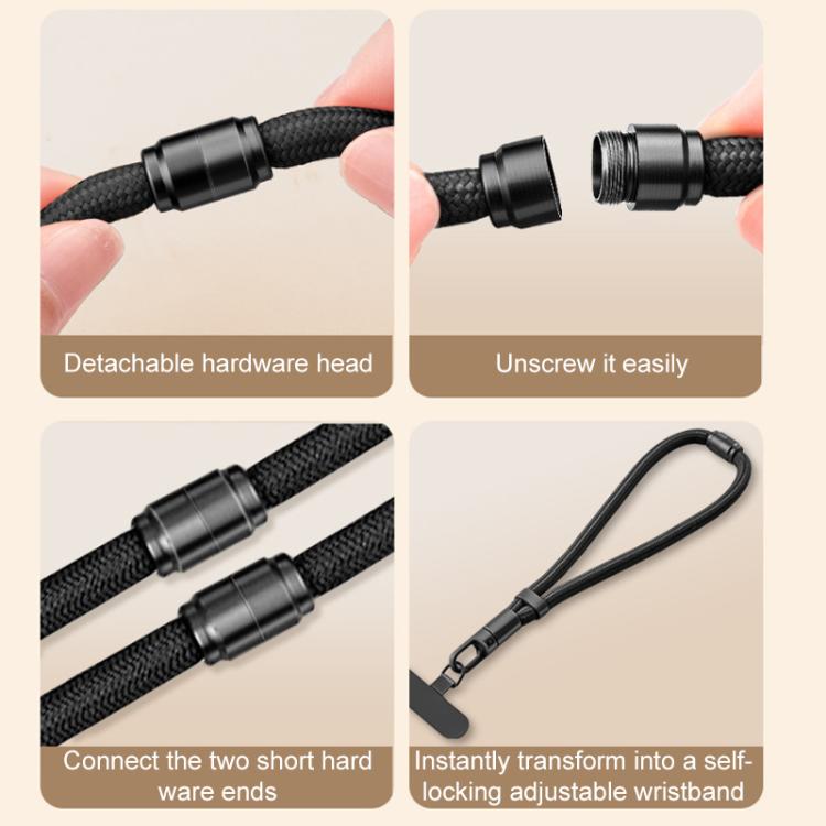 XDcase Cordão Anti-perda Destacável 3 em 1 para Telefone, Correia Cruzada / Pescoço / Pulso com Aba