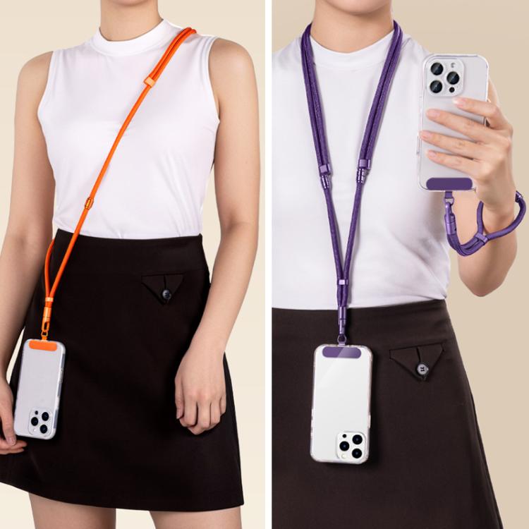 XDcase Cordão Anti-perda Destacável 3 em 1 para Telefone, Correia Cruzada / Pescoço / Pulso com Aba