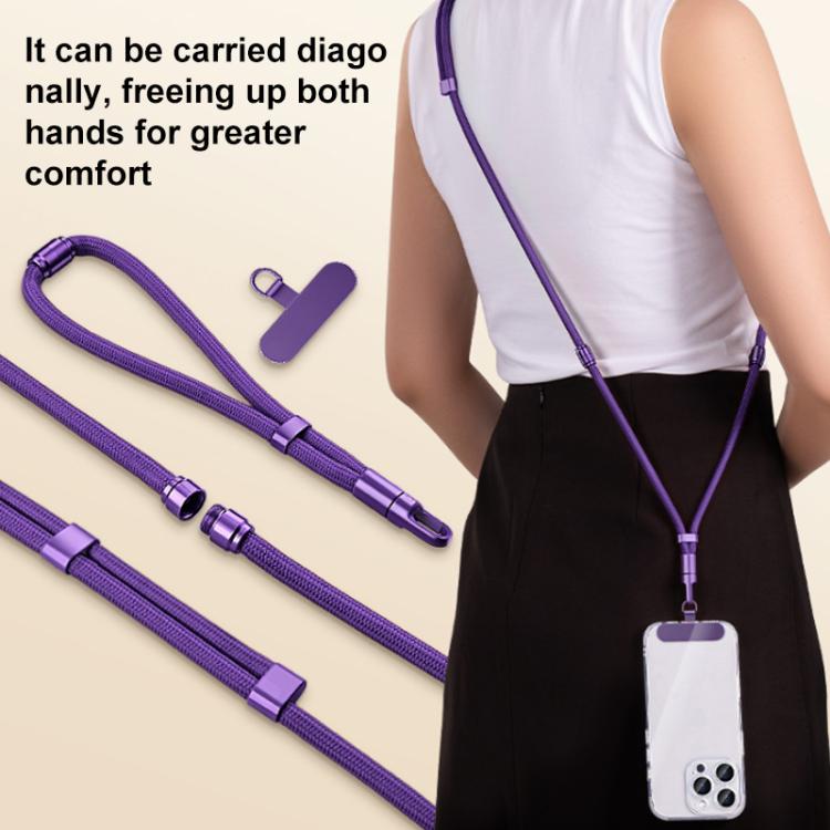 XDcase Cordão Anti-perda Destacável 3 em 1 para Telefone, Correia Cruzada / Pescoço / Pulso com Aba