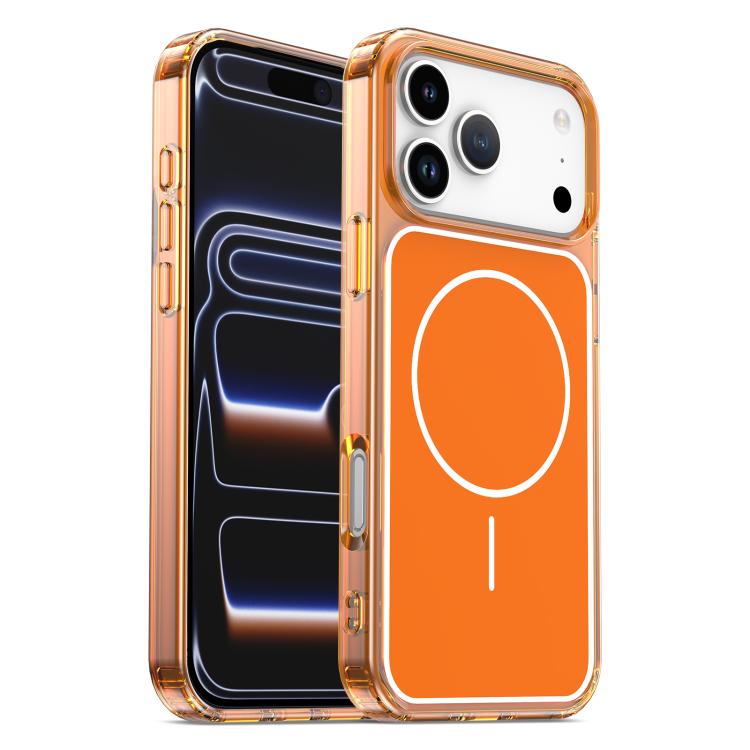 Capa de Telefone Magnética Color Shield PC Híbrida TPU, Para iPhone 17 Pro Max, Para iPhone 17 Pro