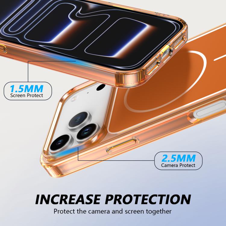 Capa de Telefone Magnética Color Shield PC Híbrida TPU, Para iPhone 17 Pro Max, Para iPhone 17 Pro