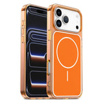 Capa de Telefone Magnética Color Shield PC Híbrida TPU, Para iPhone 17 Pro Max, Para iPhone 17 Pro