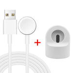 xDfind Para Apple Watch Suporte de Carregamento em Silicone e Conjunto de Carregador USB, Silicone+USB (Branco), Silicone+USB (Preto)