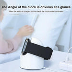 xDfind Para Apple Watch Suporte de Carregamento em Silicone e Conjunto de Carregador USB, Silicone+USB (Branco), Silicone+USB (Preto)