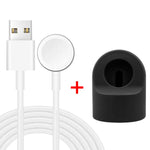xDfind Para Apple Watch Suporte de Carregamento em Silicone e Conjunto de Carregador USB, Silicone+USB (Branco), Silicone+USB (Preto)