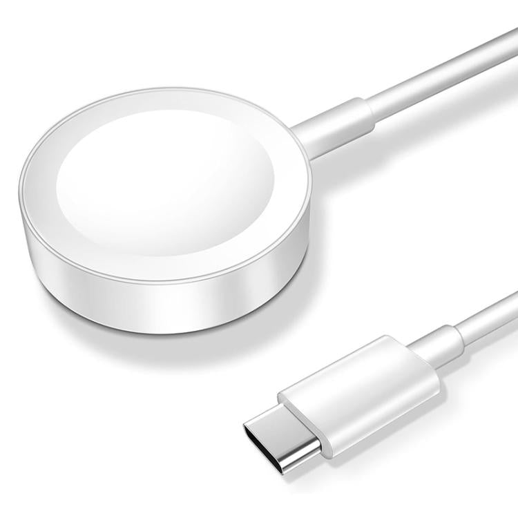 xDfind Para Apple Watch Suporte de Carregamento em Liga de Alumínio e Conjunto de Carregador Tipo-C, Liga de Alumínio+Tipo-C