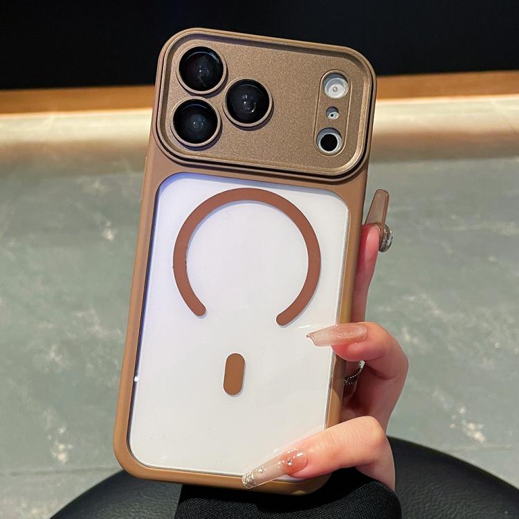 Capa de Telefone Transparente Magnética com Cobertura Total e Câmara Electroplated, Para iPhone 17 Pro Max, Para iPhone 17 Pro