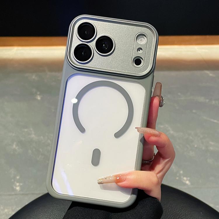 Capa de Telefone Transparente Magnética com Cobertura Total e Câmara Electroplated, Para iPhone 17 Pro Max, Para iPhone 17 Pro