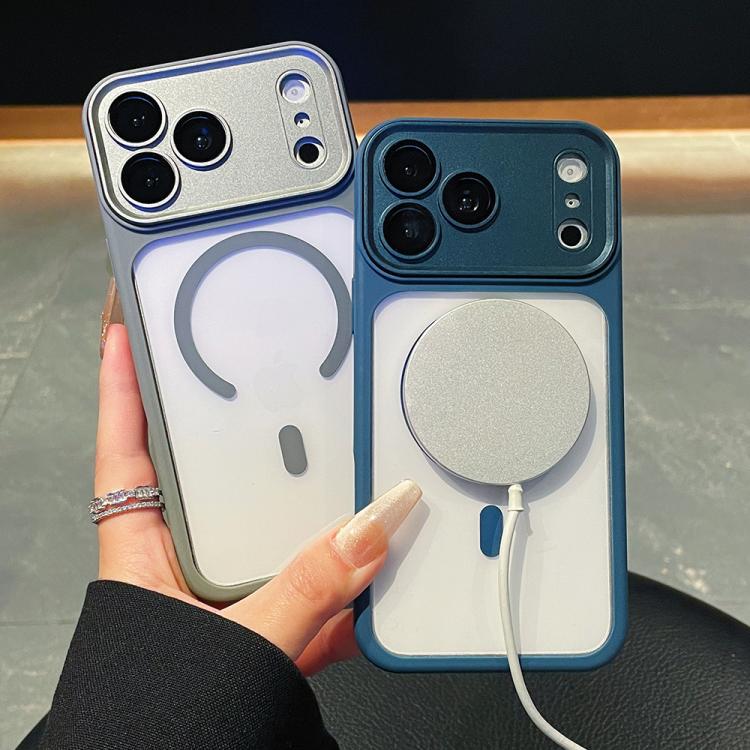 Capa de Telefone Transparente Magnética com Cobertura Total e Câmara Electroplated, Para iPhone 17 Pro Max, Para iPhone 17 Pro