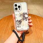 Capa de telemóvel magnética de cobertura total com tema Ano do Cavalo e cordão, para iPhone 13, para iPhone 12, para iPhone 12 Pro Max, para iPhone 12 Pro