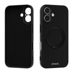Capa de Telefone ABEEL em Silicone Líquido Magnético Amigo da Pele com Suporte, Para iPhone 17 Pro Max, Para iPhone 17 Pro, Para iPhone 17, Para iPhone 16 Pro Max, Para iPhone 16 Pro, Para iPhone 16