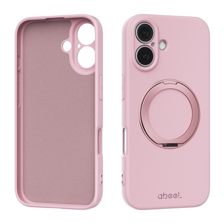 Capa de Telefone ABEEL em Silicone Líquido Magnético Amigo da Pele com Suporte, Para iPhone 17 Pro Max, Para iPhone 17 Pro, Para iPhone 17, Para iPhone 16 Pro Max, Para iPhone 16 Pro, Para iPhone 16