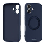 Capa de Telefone ABEEL em Silicone Líquido Magnético Amigo da Pele com Suporte, Para iPhone 17 Pro Max, Para iPhone 17 Pro, Para iPhone 17, Para iPhone 16 Pro Max, Para iPhone 16 Pro, Para iPhone 16