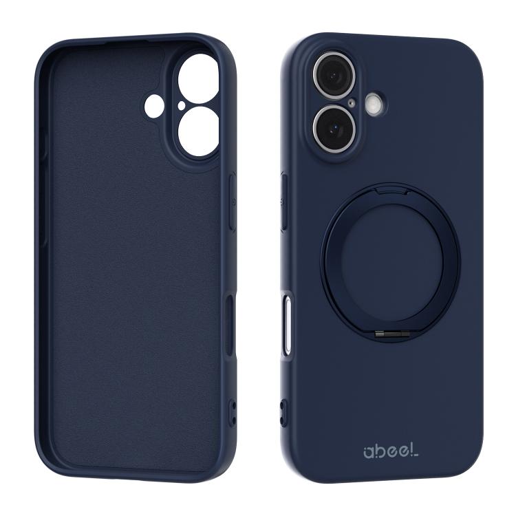 Capa de Telefone ABEEL em Silicone Líquido Magnético Amigo da Pele com Suporte, Para iPhone 17 Pro Max, Para iPhone 17 Pro, Para iPhone 17, Para iPhone 16 Pro Max, Para iPhone 16 Pro, Para iPhone 16