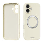 Capa de Telefone ABEEL em Silicone Líquido Magnético Amigo da Pele com Suporte, Para iPhone 17 Pro Max, Para iPhone 17 Pro, Para iPhone 17, Para iPhone 16 Pro Max, Para iPhone 16 Pro, Para iPhone 16