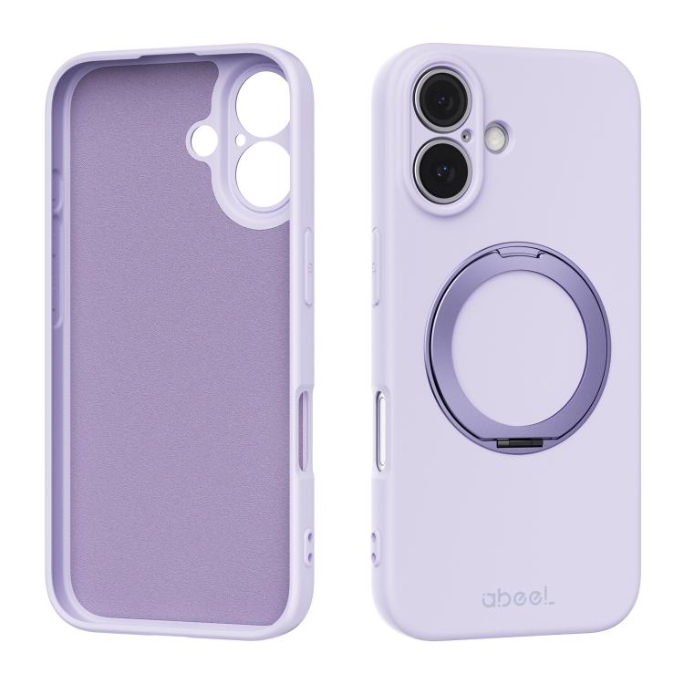Capa de Telefone ABEEL em Silicone Líquido Magnético Amigo da Pele com Suporte, Para iPhone 17 Pro Max, Para iPhone 17 Pro, Para iPhone 17, Para iPhone 16 Pro Max, Para iPhone 16 Pro, Para iPhone 16