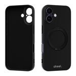 Capa de Telefone ABEEL em Silicone Líquido Magnético Amigo da Pele com Suporte, Para iPhone 17 Pro Max, Para iPhone 17 Pro, Para iPhone 17, Para iPhone 16 Pro Max, Para iPhone 16 Pro, Para iPhone 16