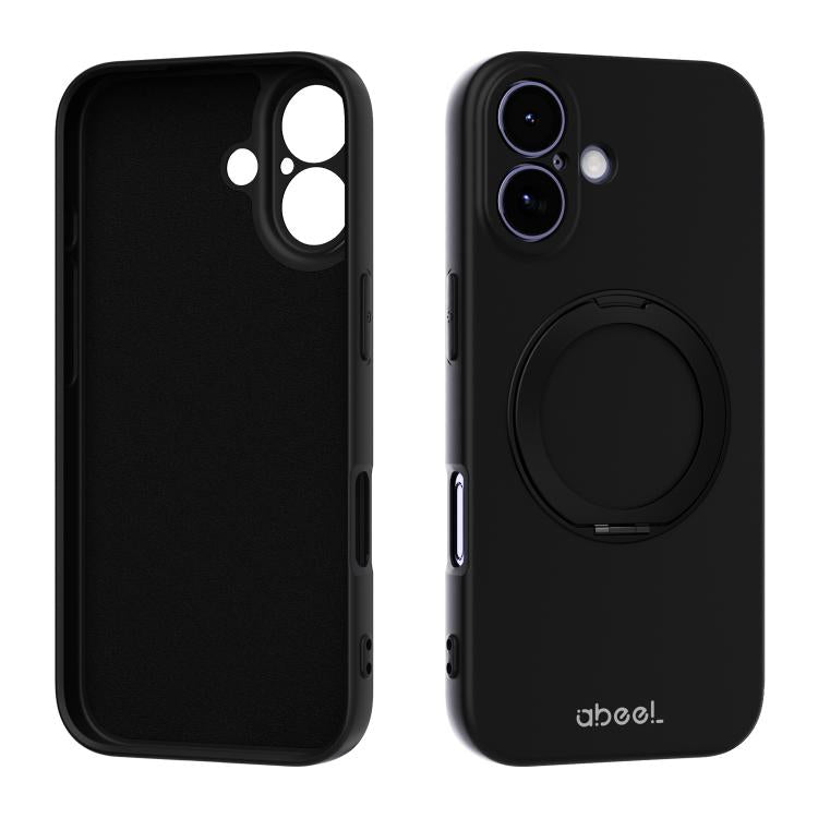 Capa de Telefone ABEEL em Silicone Líquido Magnético Amigo da Pele com Suporte, Para iPhone 17 Pro Max, Para iPhone 17 Pro, Para iPhone 17, Para iPhone 16 Pro Max, Para iPhone 16 Pro, Para iPhone 16
